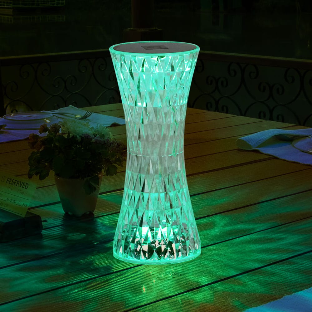 Lampe de Table Led en Cristal